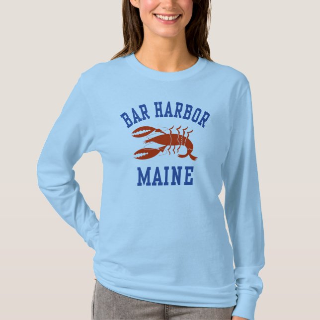 T-shirt Bar Harbour Maine (Devant)