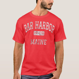 T-shirt Bar Harbour Maine ME Vintage
