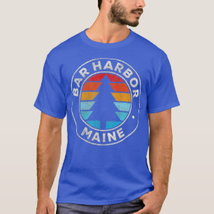 T-shirt Bar Harbour Maine ME Vintage Retro les années 70