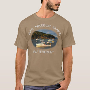 T-shirt Bar Harbour, Maine Waterfront Souvenir