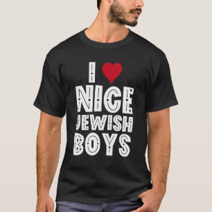 T-shirt Bar Mitzvah Décorations Judaïsme J'aime Nice Juif