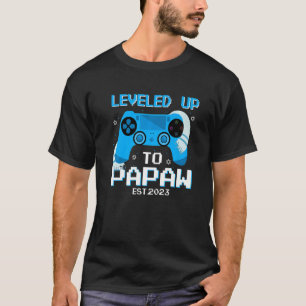 T-shirt Bar Mitzvah Leveled Jusqu'À Papaw Est 2023 Nouveau