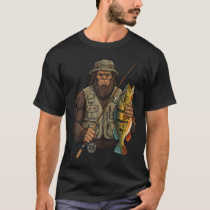 T-shirt Bar Perche Papillon Bigfoot Pêcheur
