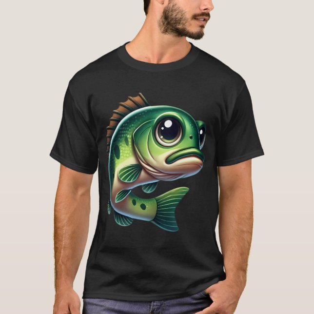 T-shirt Bar racine Adorable Poisson (Devant)