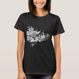 T-shirt bar rayé gyotaku