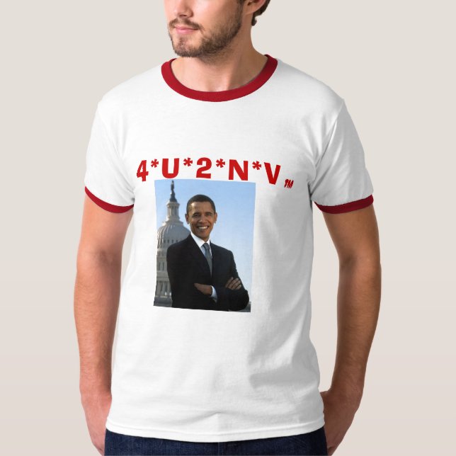 T-shirt Barack%20Obama%20Capitol, 4*U*2*N*V, TM (Devant)