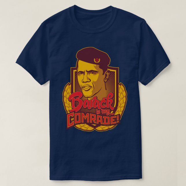 T-shirt Barack est mon camarade (Design devant)