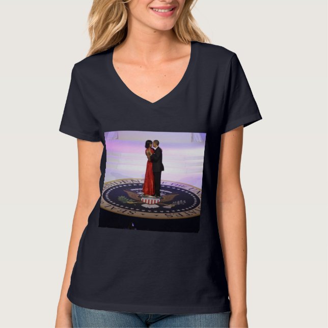 T-shirt Barack et Michelle Obama (Devant)