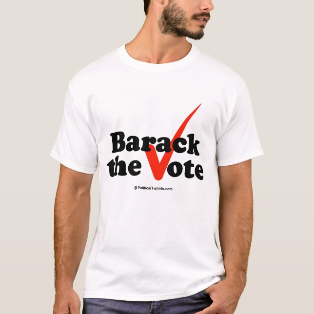 T-SHIRT BARACK LE VOTE (Devant)