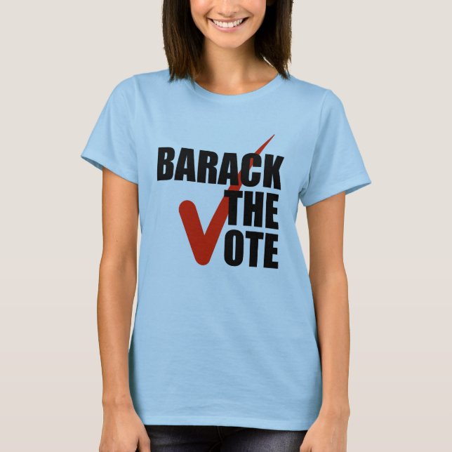 T-shirt Barack le vote (Devant)