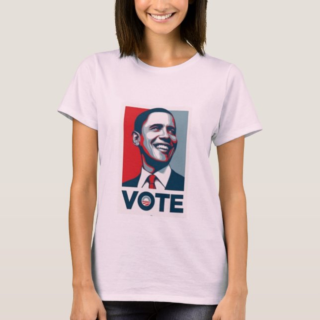 T-shirt barack obama (Devant)