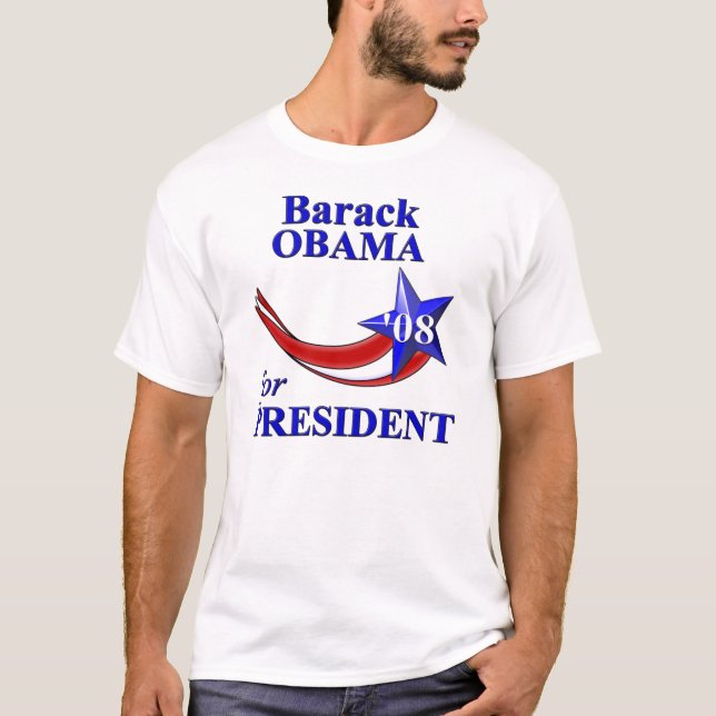 T-shirt Barack Obama 08 (Devant)