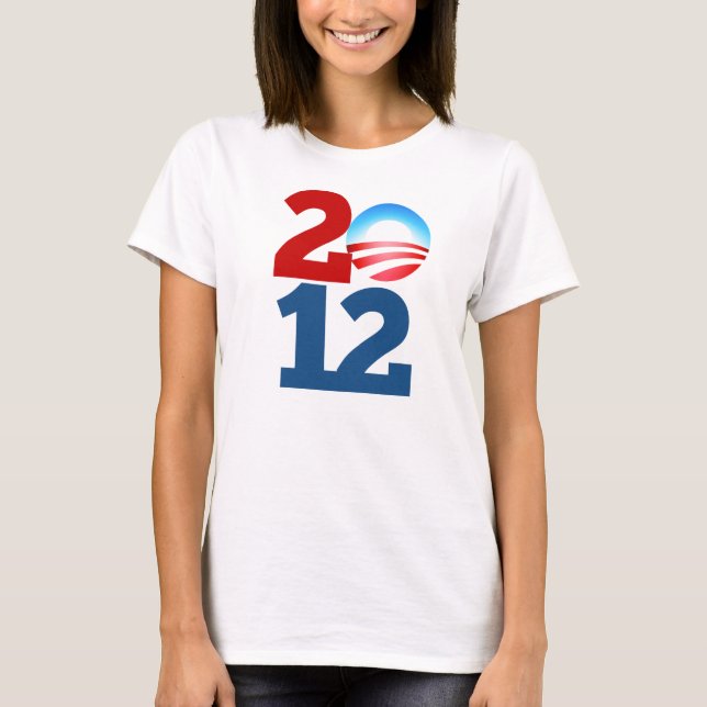 T-shirt Barack Obama 2012 (Devant)