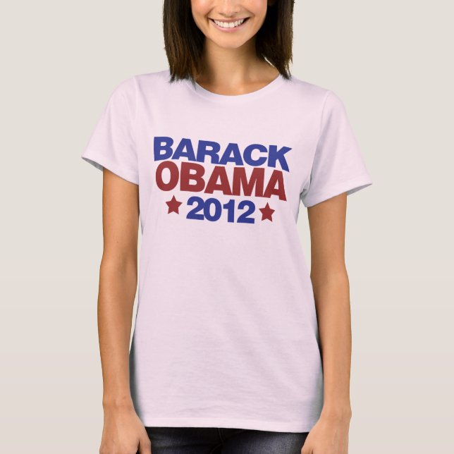 T-shirt Barack Obama 2012 (Devant)