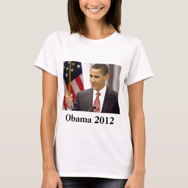 T-shirt Barack Obama 2012 (Devant)