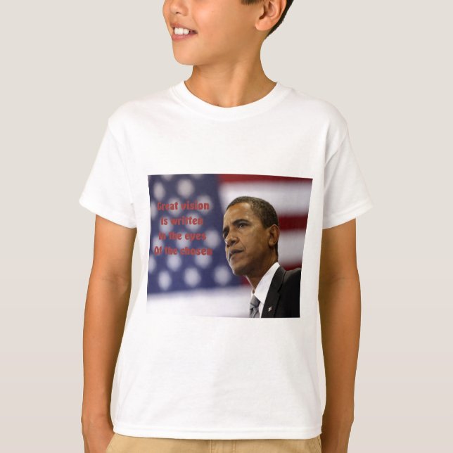 T-shirt Barack Obama a choisi (Devant)