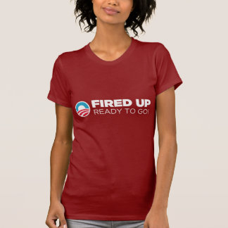 T-shirt Barack Obama a mis le feu à prêt à aller