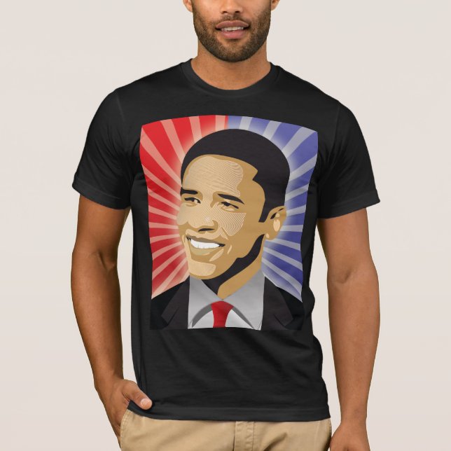T-shirt Barack Obama audacieux (Devant)