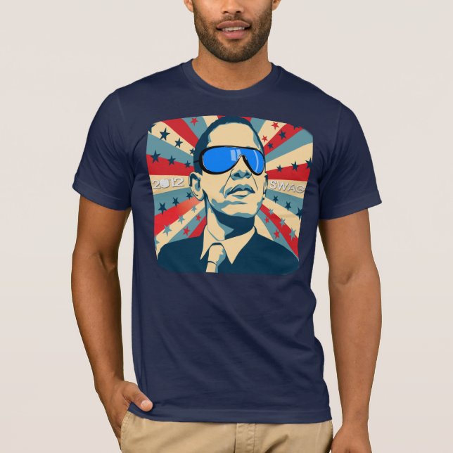 T-shirt Barack Obama - butin 2012 (Devant)