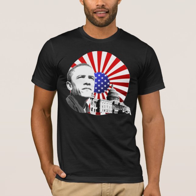 T-shirt Barack Obama - capitol (Devant)