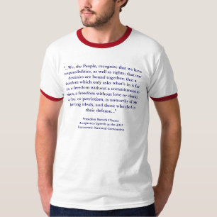 T-shirt Barack Obama - Discours d'acceptation 2012 du DNC