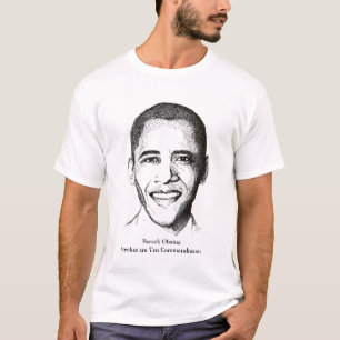 T-shirt Barack Obama - Dix commandements