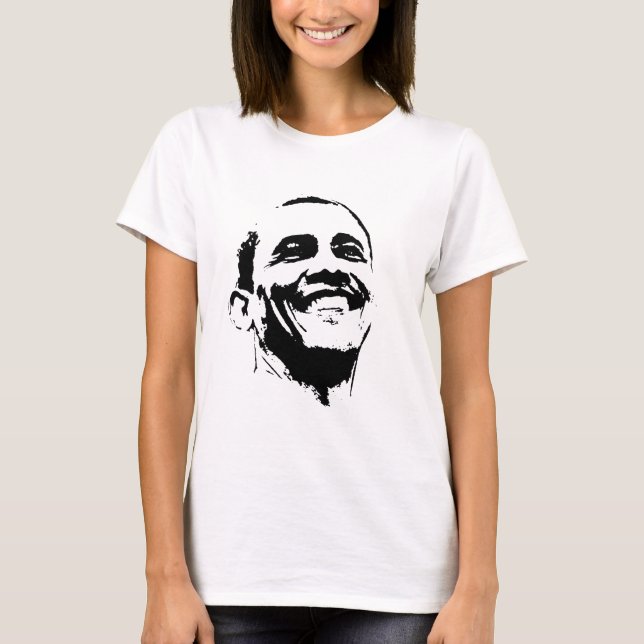 T-shirt Barack Obama font face (Devant)