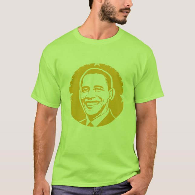 T-shirt Barack Obama font face (Devant)