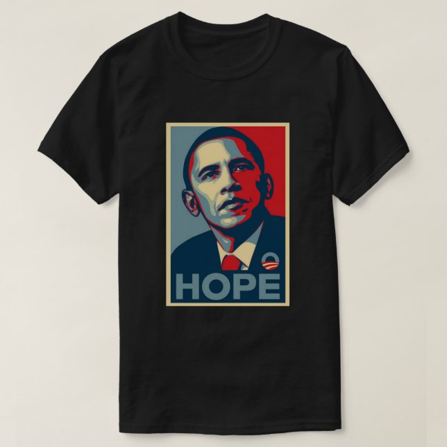 T-shirt Barack Obama Hope (Design devant)