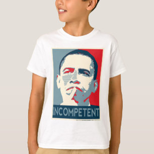 T-shirt Barack Obama - incompétent