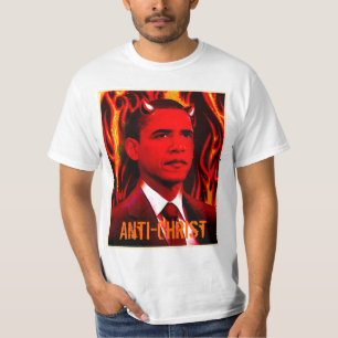 T-shirt Barack Obama l'antichriste