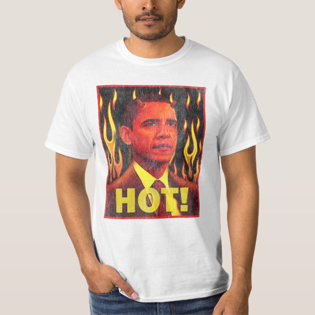 T-shirt Barack Obama l'antichriste (Devant)