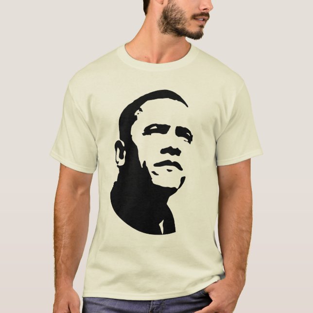 T-shirt Barack Obama (les deux côtés) (Devant)