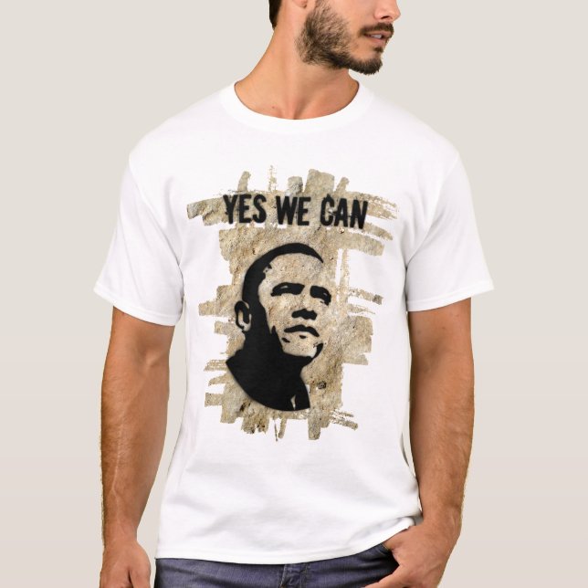T-shirt Barack Obama (les deux côtés) - basculez le (Devant)