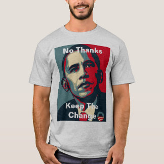 T-shirt Barack Obama : Merci ne garde pas le changement