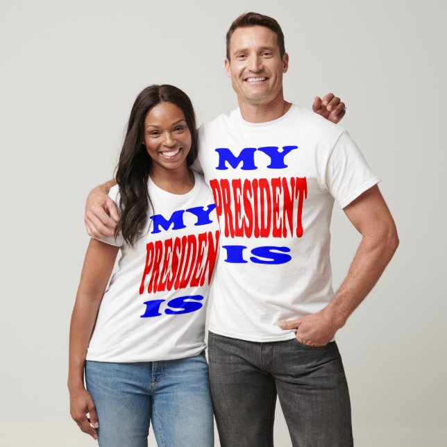T-shirt Barack Obama-Mon Président Est (Barack Obama) (Unisexe)