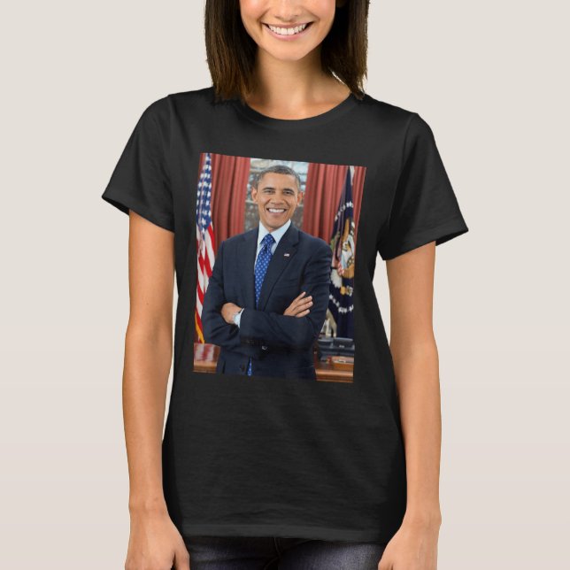 T-shirt Barack Obama Photo 44ème Président Potus Patriotic (Devant)