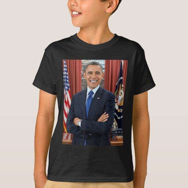 T-shirt Barack Obama Photo 44ème Président Potus Patriotic (Devant)