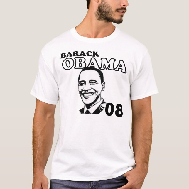 T-shirt Barack Obama pour le président (Devant)