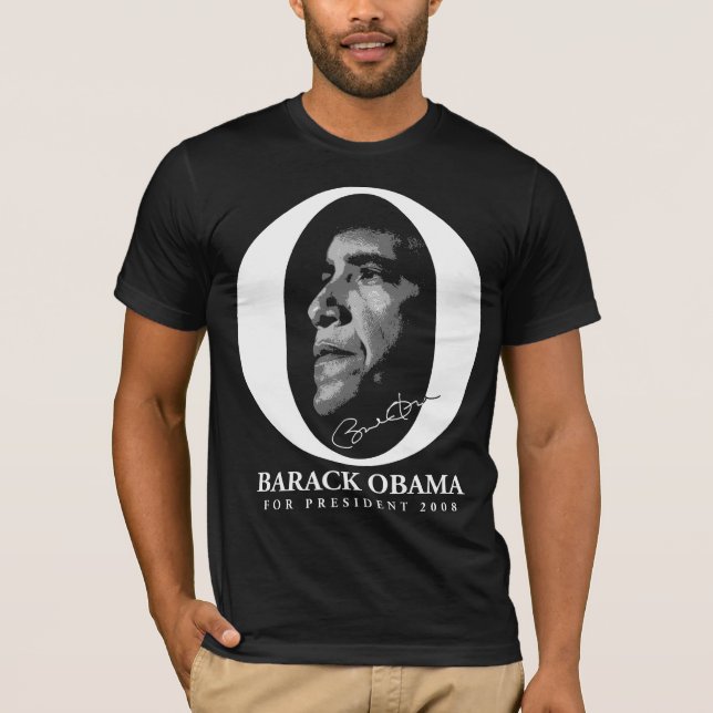 T-shirt Barack Obama pour le président (Devant)