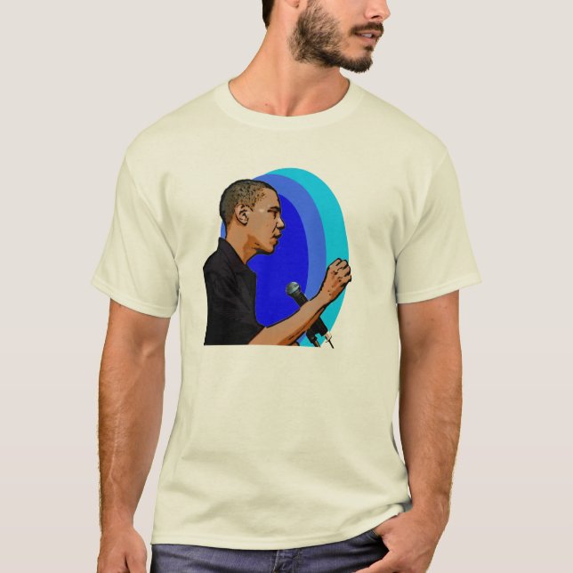 T-shirt Barack Obama pour le président (Devant)