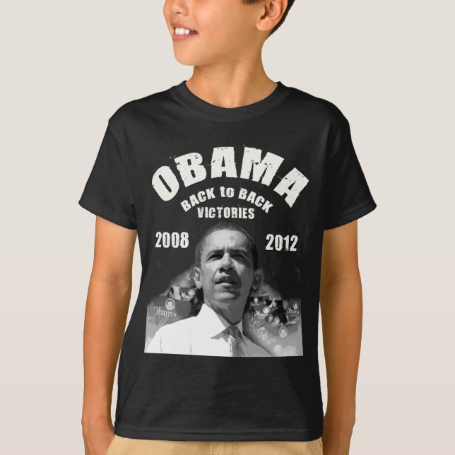 T-shirt Barack Obama Retour à la victoire (Devant)