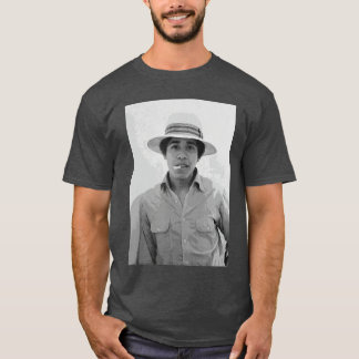 T-shirt Barack Obama Retro Vintage Young Obama Smoking in