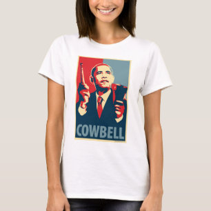 T-shirt Barack Obama - sonnaille : Dessus de dames d'OHP