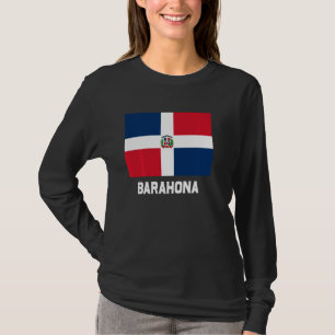 T-shirt Barahona République dominicaine Drapeau Emblem Esc