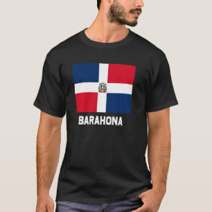 T-shirt Barahona République dominicaine Drapeau Emblem Esc