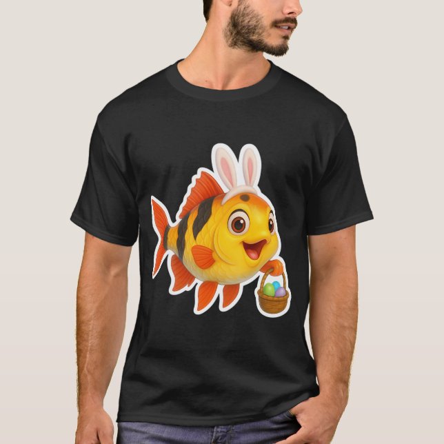 T-shirt Barb Fish de Pâques (Devant)