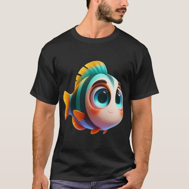 T-shirt Barb poisson adorable (Devant)
