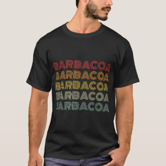 T-shirt Barbacoa Mexicain Barbecue Foodie Retro Style Barb