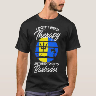 T-shirt Barbade Drapeau I Vacances Barbade